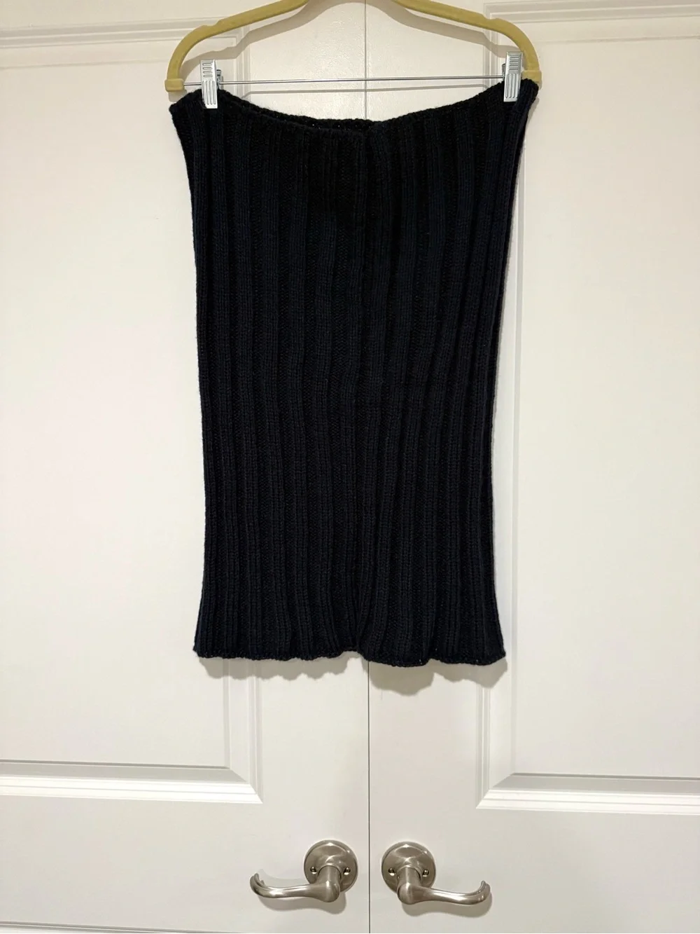 Mossimo Supply Co. Navy Ribbed Knit Infinity Scarf